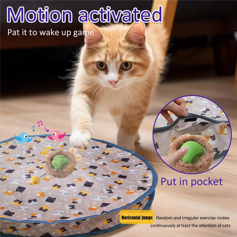 Pouch Hide and Seek Kitten Toy