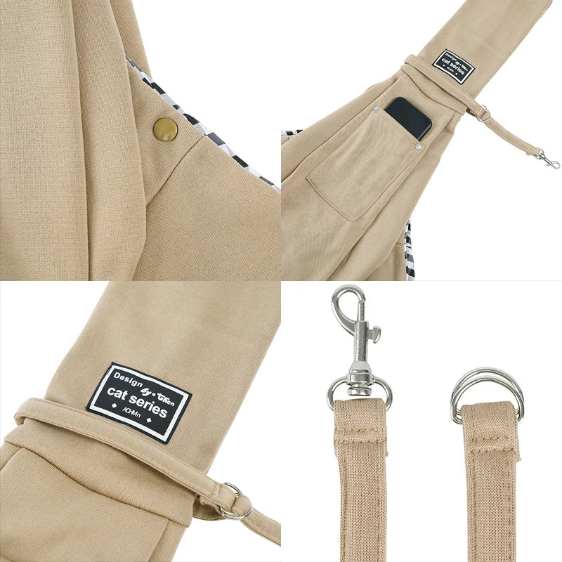 Pet Carrying Crossbody Shoulder Bag