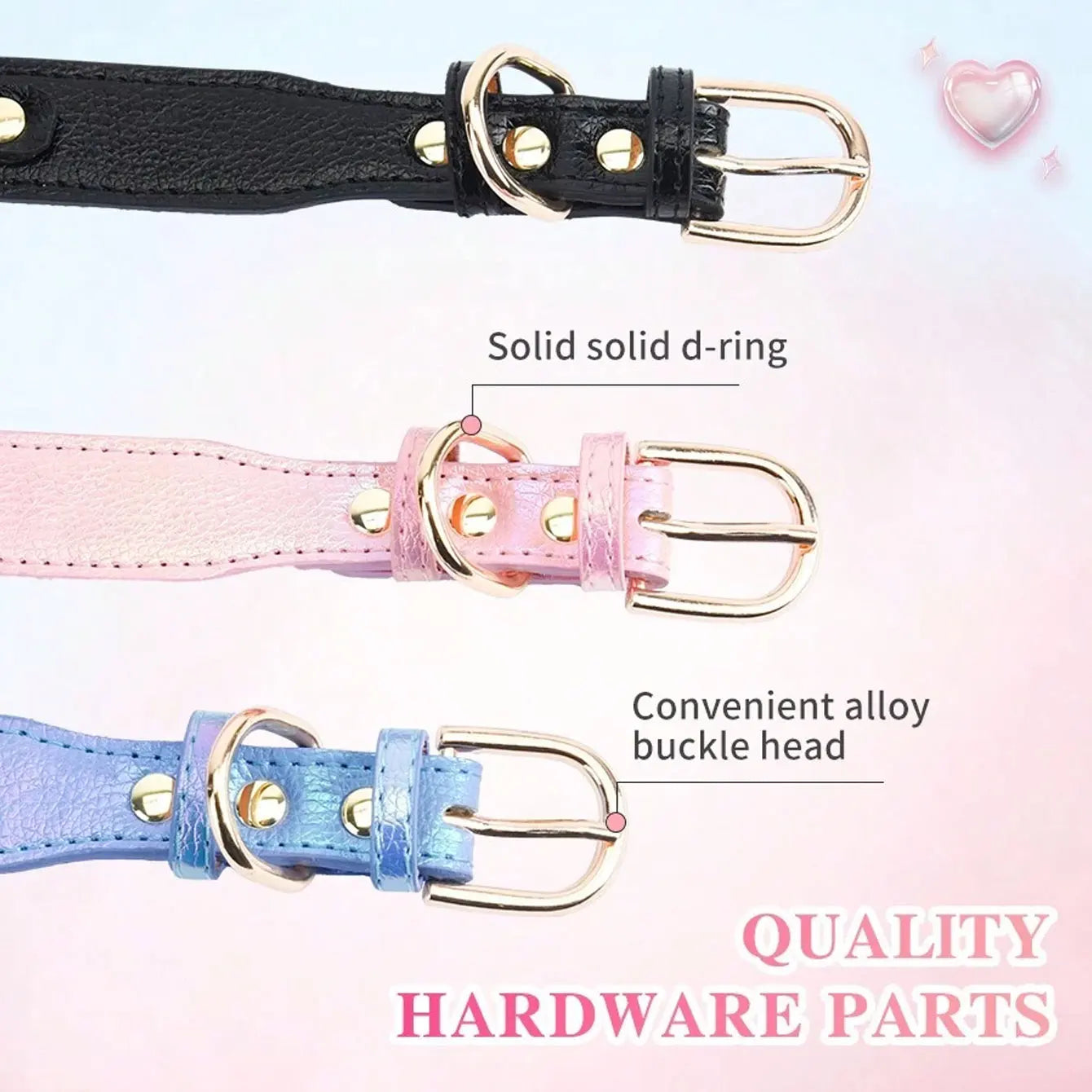 High-Quality Leather Pet Collar