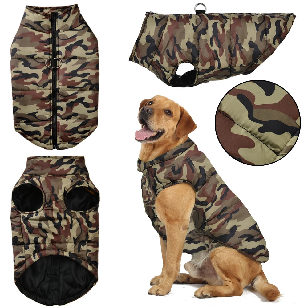 Camouflage Winter Waterproof Pet Jacket