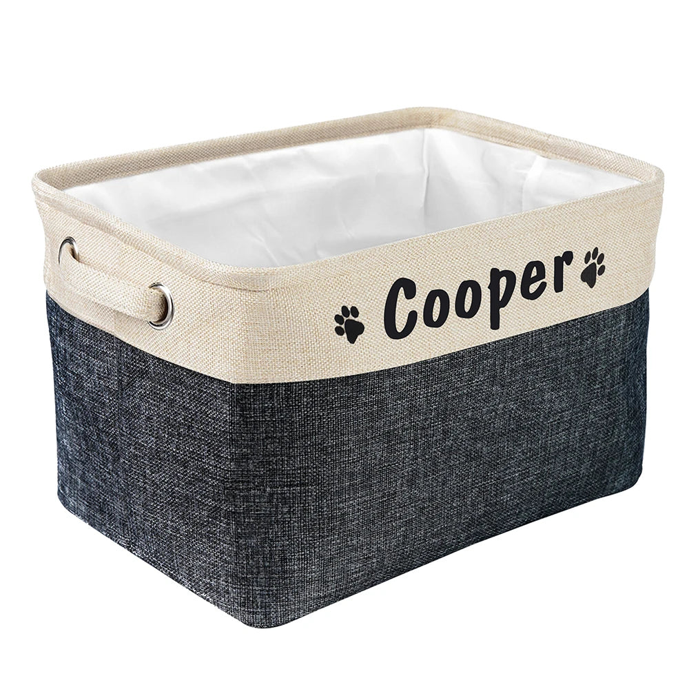 Personalized Pet Dog Toy Storage