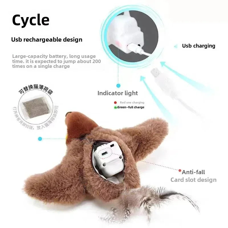 Interactive Rechargable Cat Toy