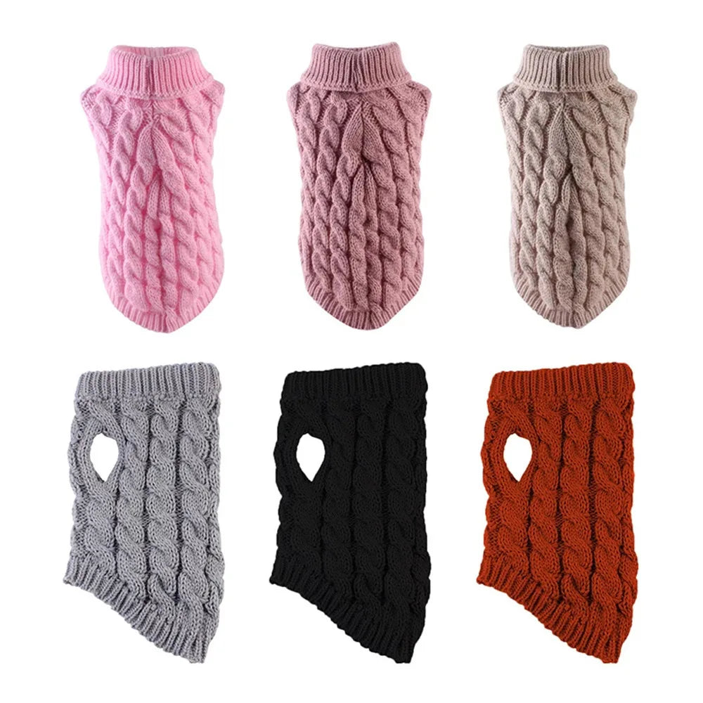 Pet  Sweater For Autumn or Winter Solid