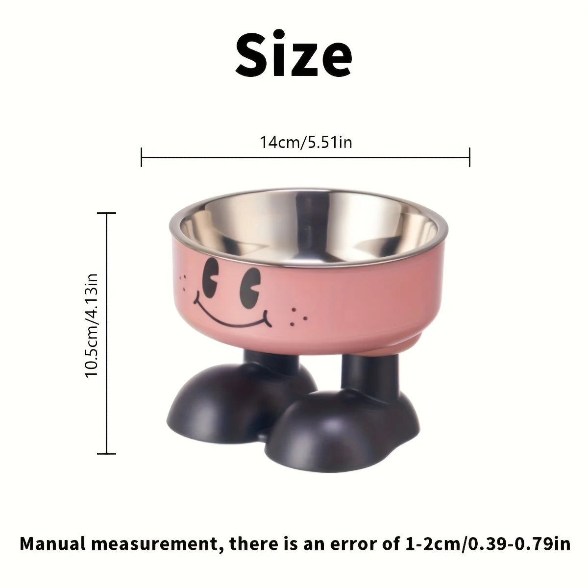 Elevated Stainless Steel Food And  Water Bowls