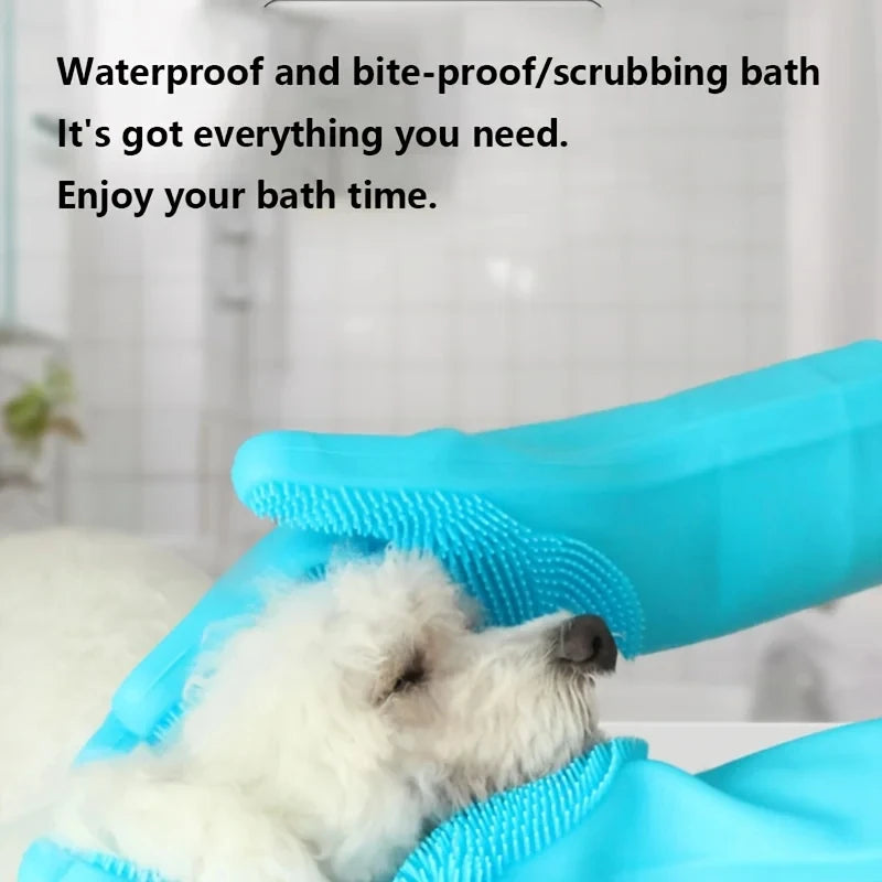 Pet Grooming Shampoo Glove