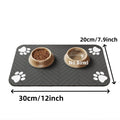 Absorbent Pet Placemat Rubber With  Backing