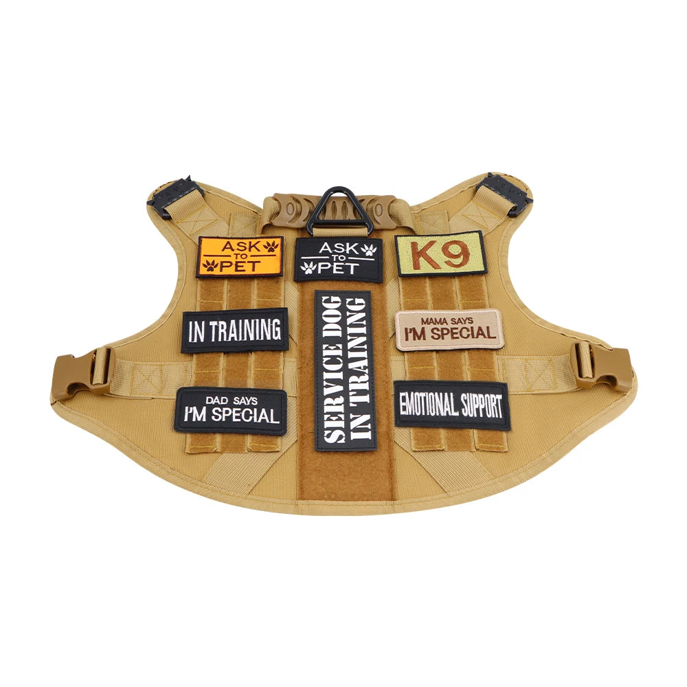 Tactical Patch Bundle For Dog Vest Harness