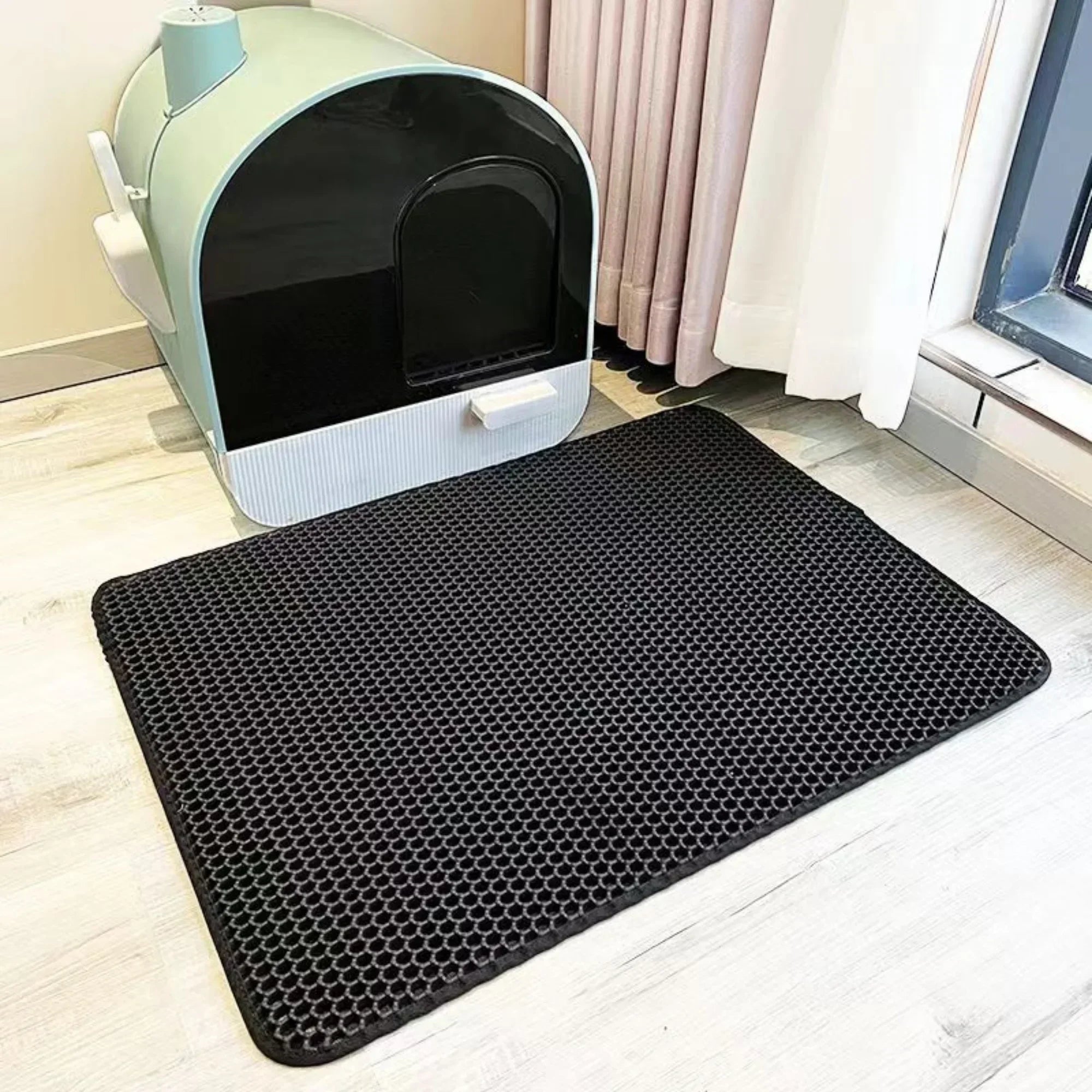 Washable Pet Floor Protector Litter Box
