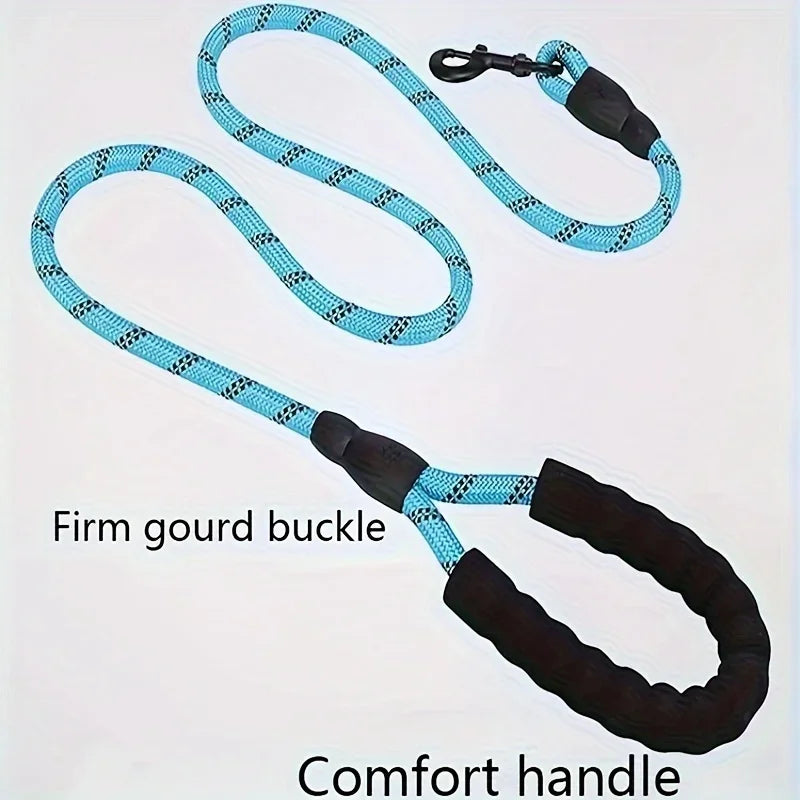 Reflective Pet Leash With Soft Handle