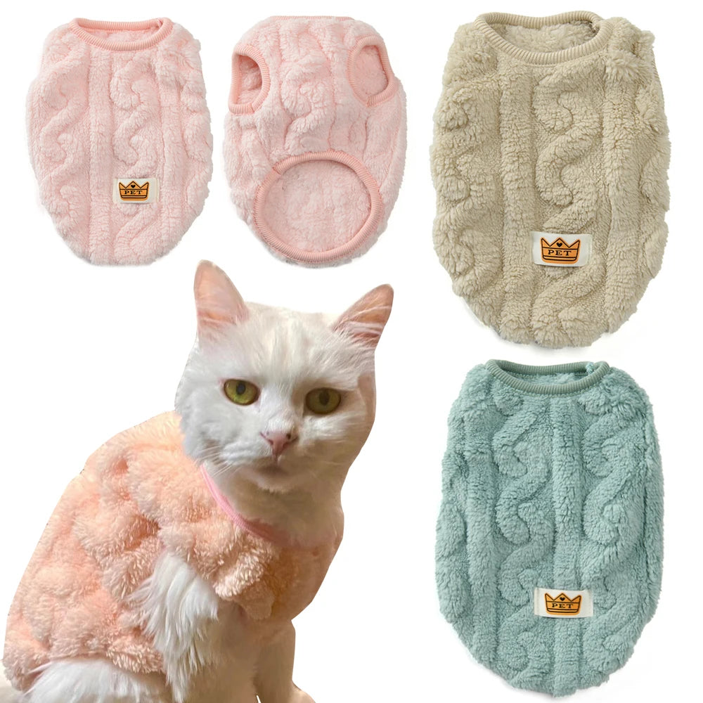 Warm Fleece Winter Pet Clothes