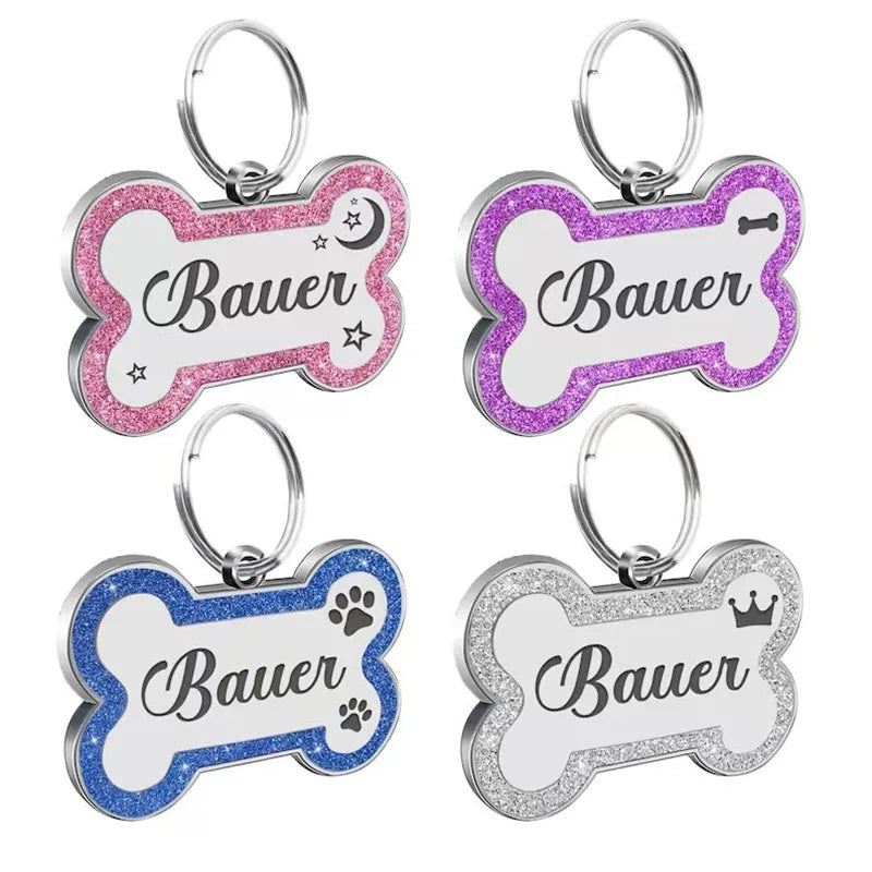 Custom Double Side Dog Or Cat ID Tag