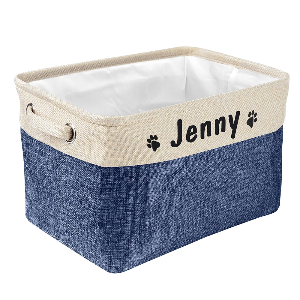 Personalized Pet Dog Toy Storage
