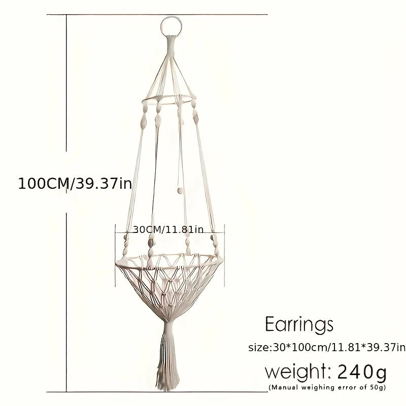 Extra Large Hand-woven Cotton Rope Cat Hammock