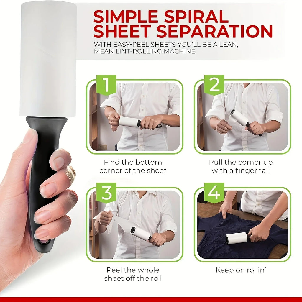 Extra-Sticky Lint Roller For Pet Hair Removal